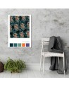 Water lilies - wall art paintings for living room Rubiant | FEEBY