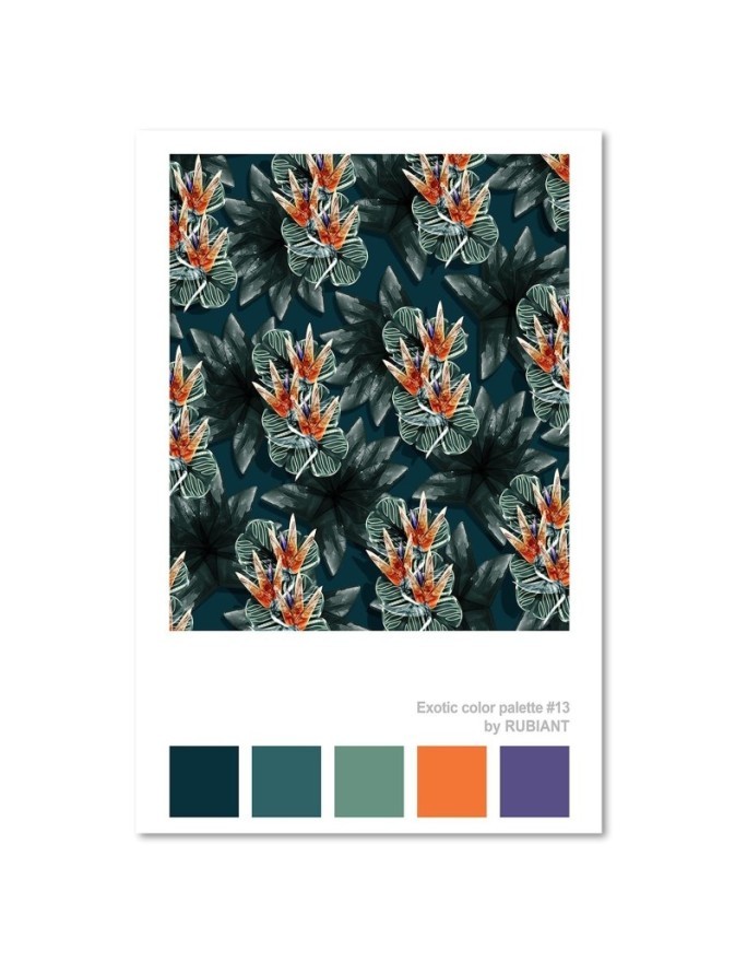 Water lilies - wall art paintings for living room Rubiant | FEEBY