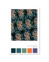 Water lilies - wall art paintings for living room Rubiant | FEEBY