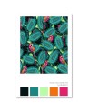 Canvas prints printed on canvas Parrots in exotic leaves | FEEBY