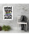 Canvas prints for teenager's room Inscription and colourful retro cassette | FEEBY
