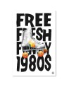 Canvas prints for a teenager's room Inscription and roller skates Rubiant | FEEBY