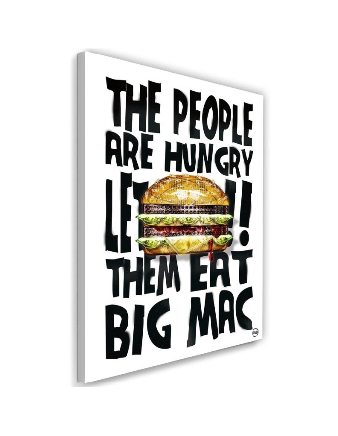 Big Mac hamburger youth Canvas painting Rubiant | FEEBY