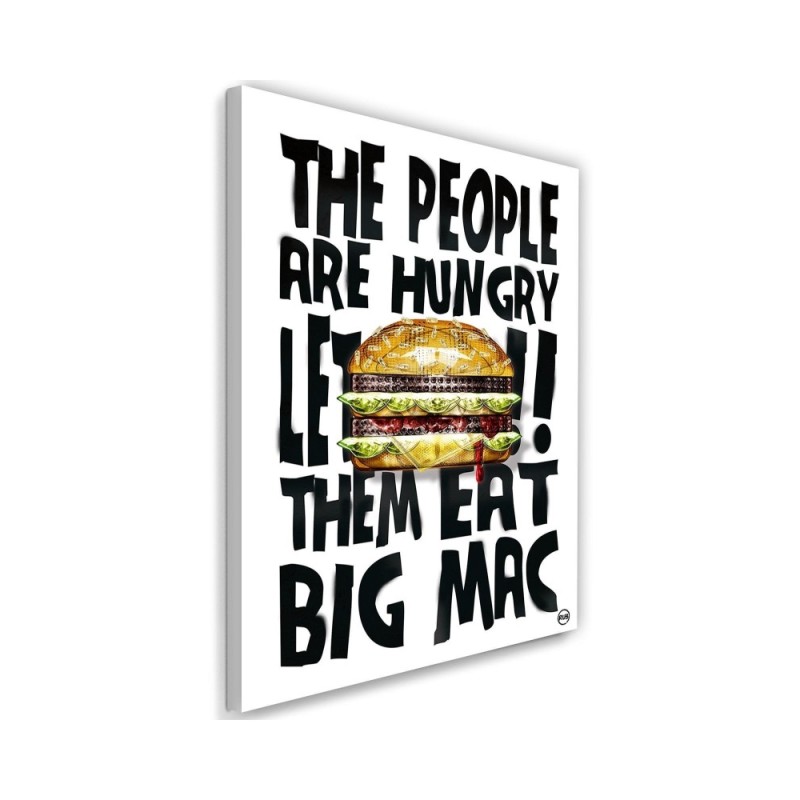 Big Mac hamburger youth Canvas painting Rubiant | FEEBY