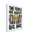 Big Mac hamburger youth Canvas painting Rubiant | FEEBY