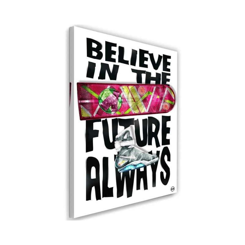 Canvas painting Future lettering for teenager's room | FEEBY