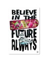 Canvas painting Future lettering for teenager's room | FEEBY