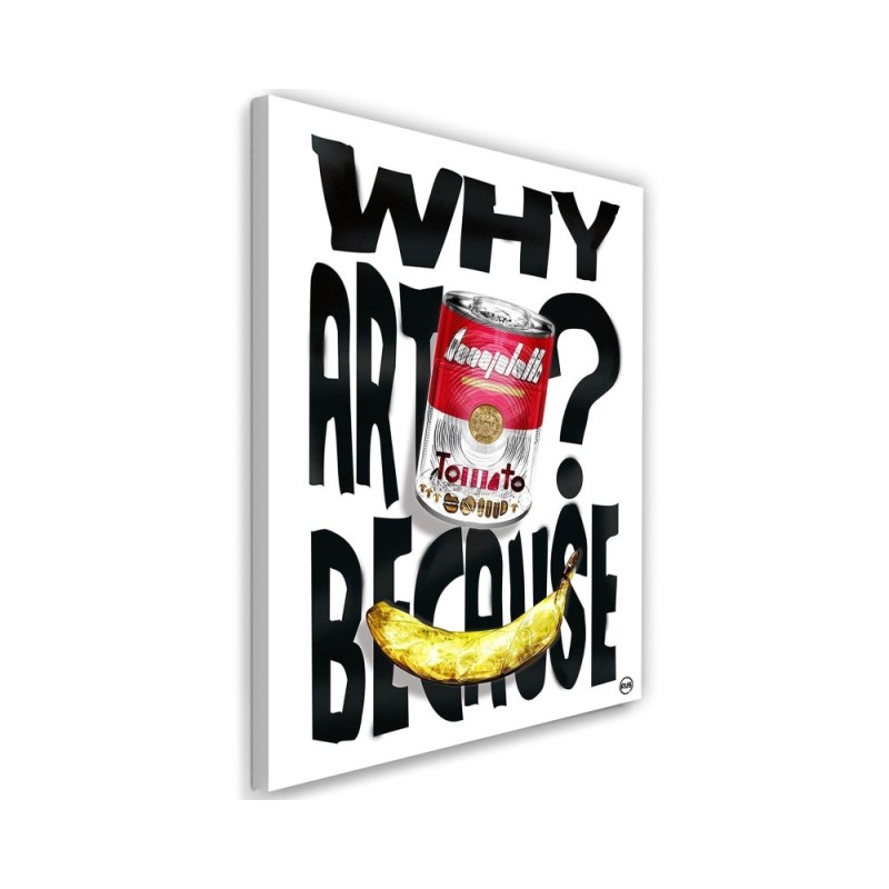 Canvas prints for kitchen Tin of tomatoes and banana | FEEBY