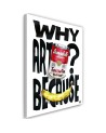 Canvas prints for kitchen Tin of tomatoes and banana | FEEBY