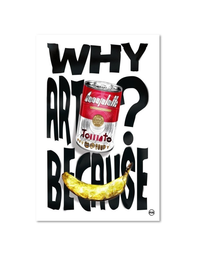 Canvas prints for kitchen Tin of tomatoes and banana | FEEBY