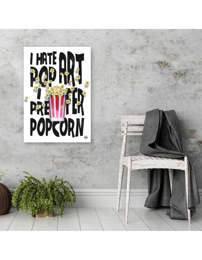 Canvas prints for teenager room Popcorn Rubiant | FEEBY