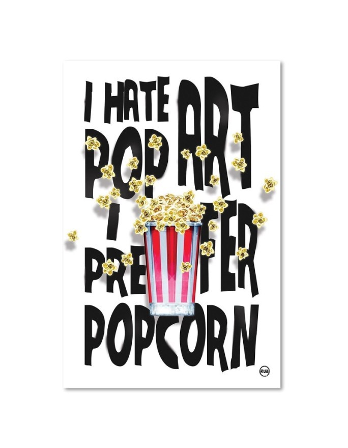 Canvas prints for teenager room Popcorn Rubiant | FEEBY