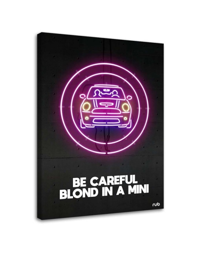 Canvas prints for a teenager Car neon Rubiant | FEEBY