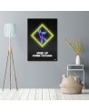Canvas prints for teenager canvas Zombie neon Rubiant | FEEBY