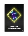 Canvas prints for teenager canvas Zombie neon Rubiant | FEEBY