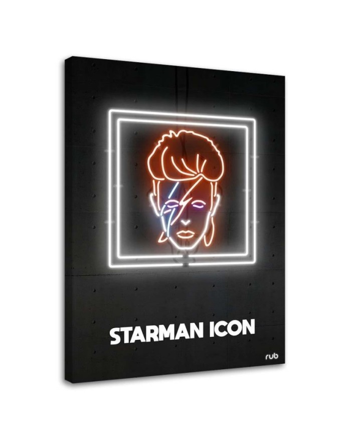 Canvas prints for teenager room Lightning neon Rubiant | FEEBY