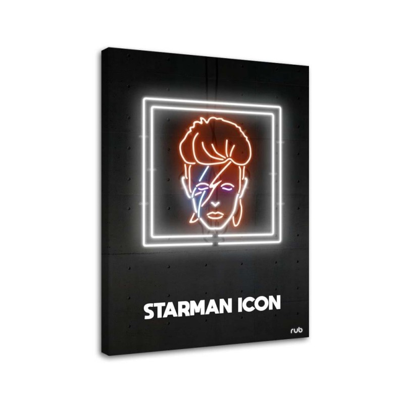 Canvas prints for teenager room Lightning neon Rubiant | FEEBY