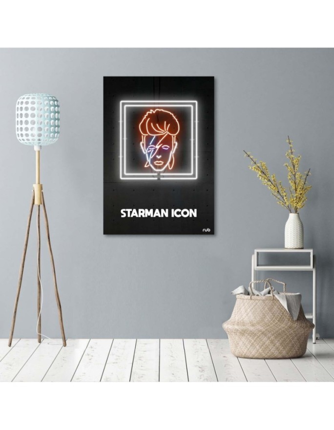 Canvas prints for teenager room Lightning neon Rubiant | FEEBY