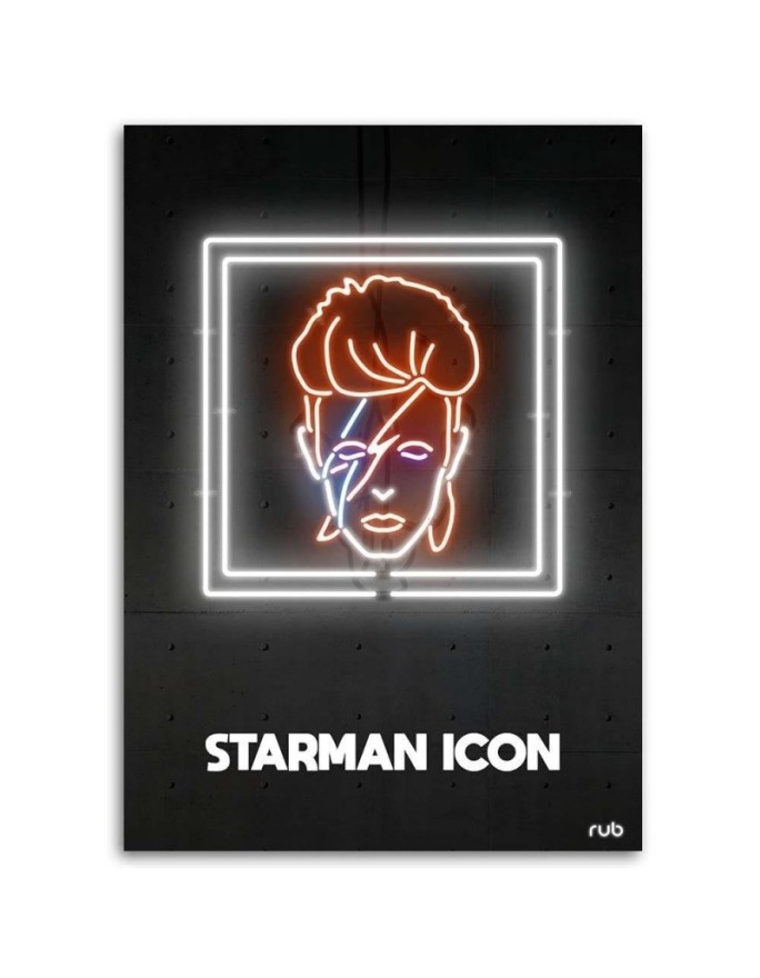Canvas prints for teenager room Lightning neon Rubiant | FEEBY