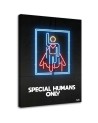 Canvas prints modern for boy Superman neon Rubiant | FEEBY