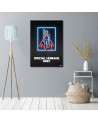 Canvas prints modern for boy Superman neon Rubiant | FEEBY