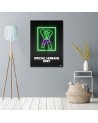 Hulk neon - youth wall art painting for room Rubiant | FEEBY