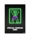 Hulk neon - youth wall art painting for room Rubiant | FEEBY