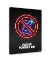Neon phone Canvas painting for hallway Rubiant | FEEBY