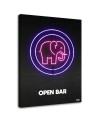 Neon elephant - painting so teenager room Rubiant | FEEBY