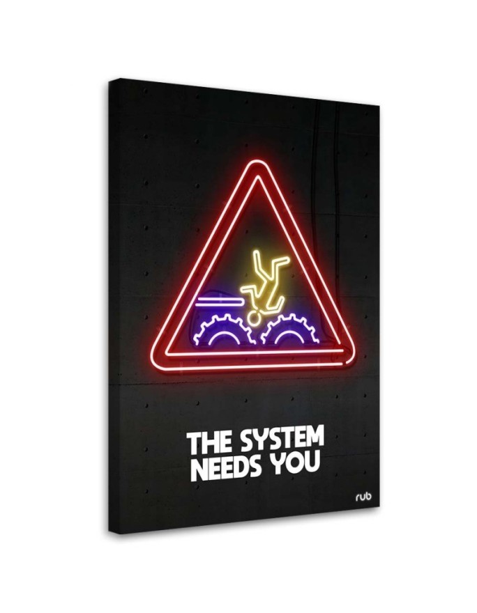 Neon youth wall art painting for room | FEEBY