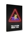 Neon youth wall art painting for room | FEEBY