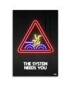 Neon youth wall art painting for room | FEEBY