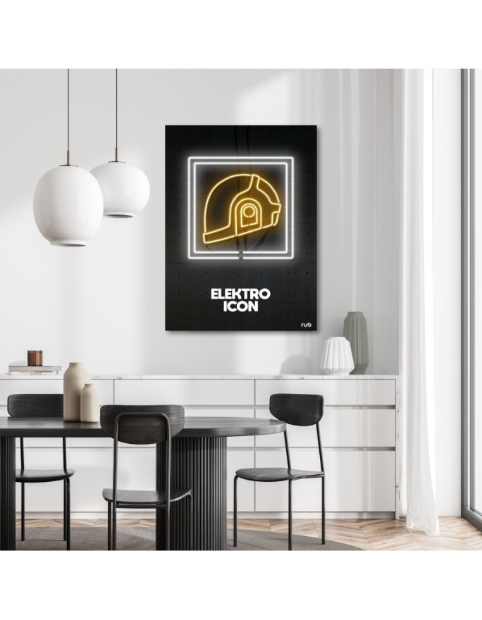 Neon youth wall art painting for room | FEEBY