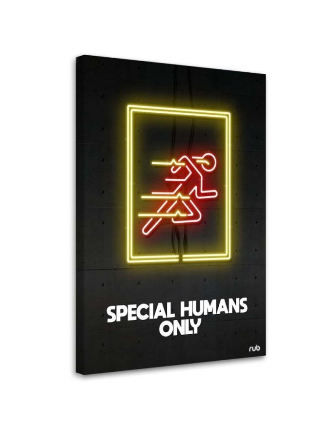 Neon youth wall art painting for room | FEEBY