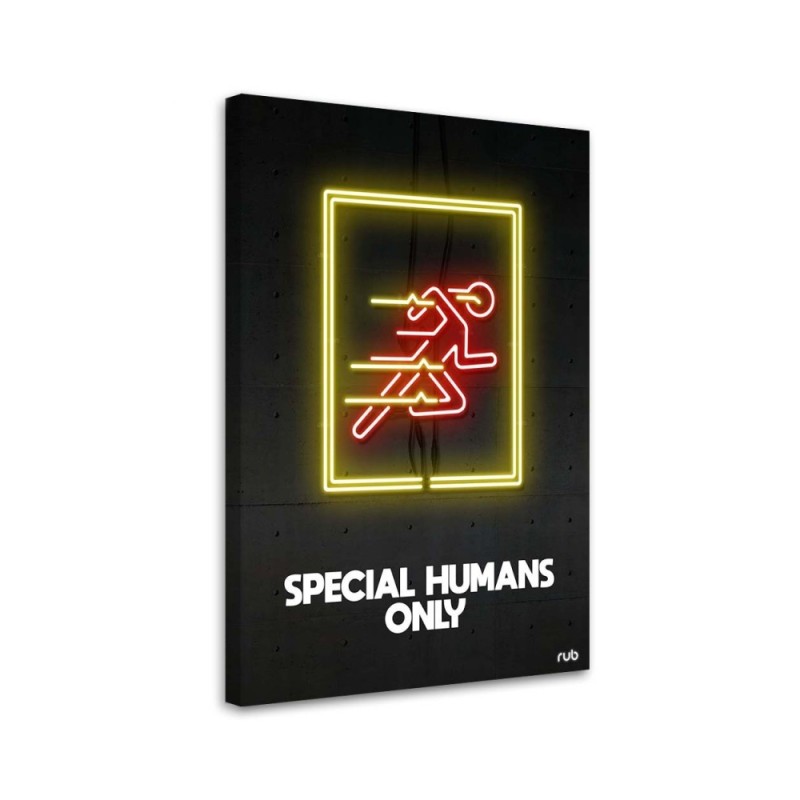 Neon youth wall art painting for room | FEEBY
