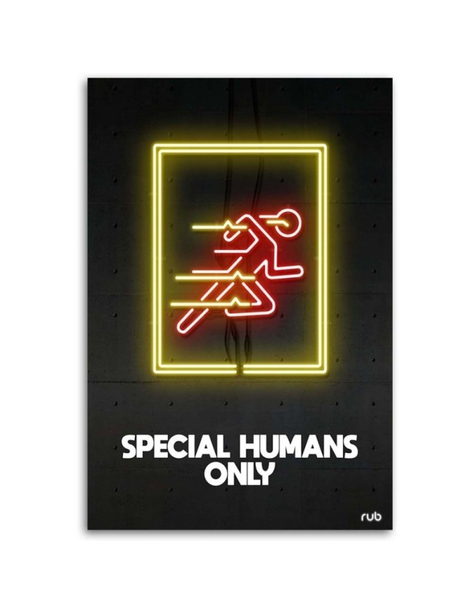 Neon youth wall art painting for room | FEEBY