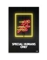 Neon youth wall art painting for room | FEEBY