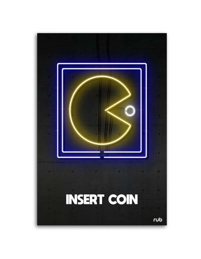 Neon youth wall art painting for room | FEEBY