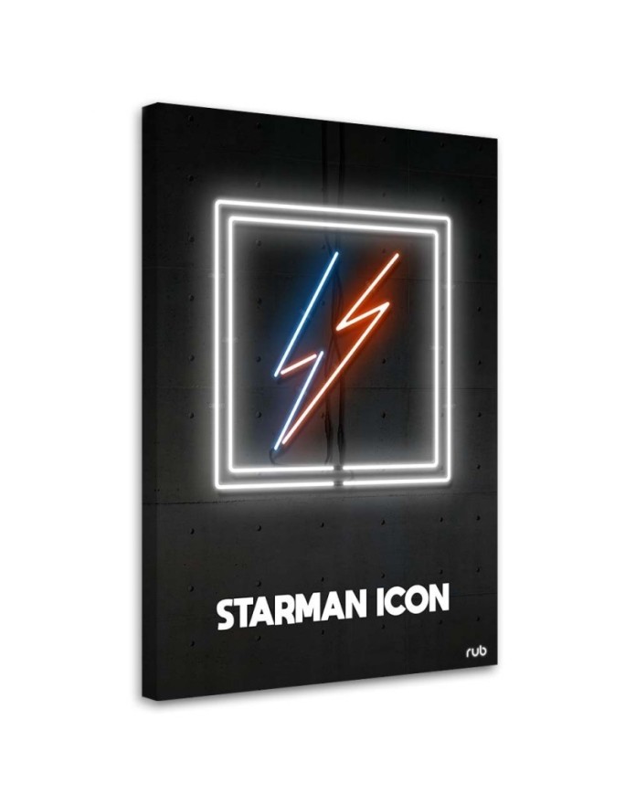 Canvas print Neon Starman...