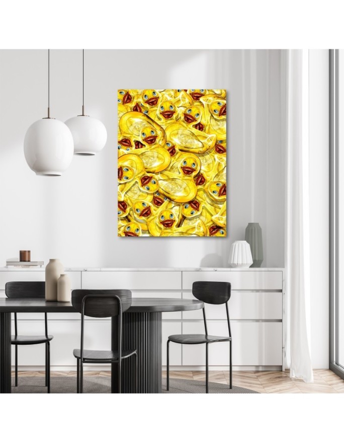 Ducks - children's painting for wall | FEEBY