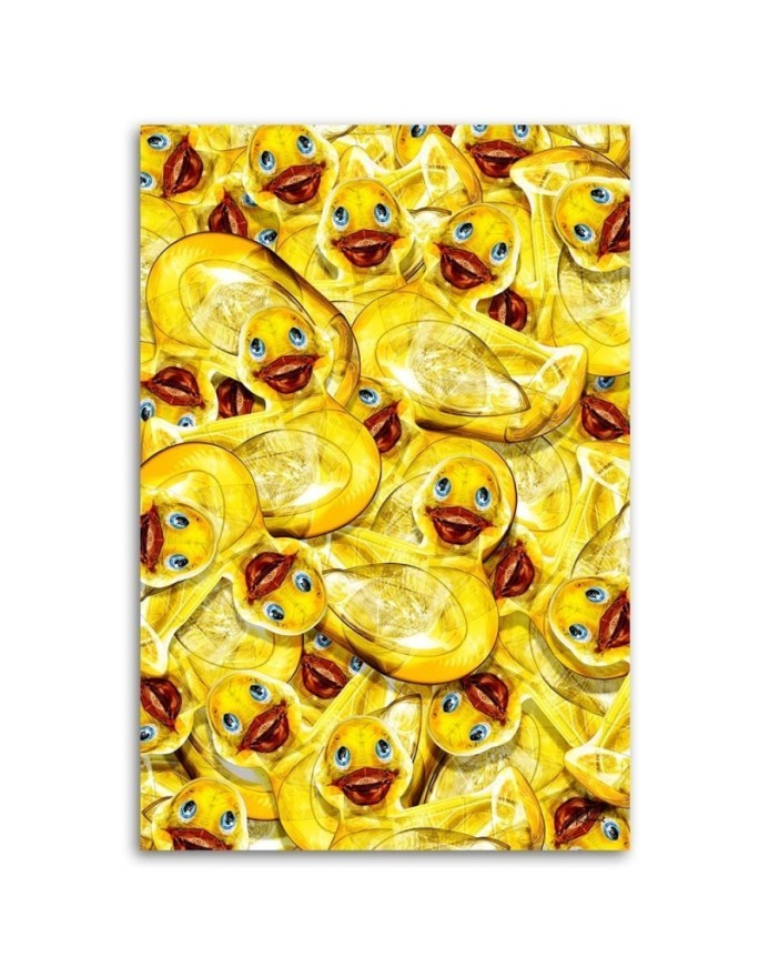 Ducks - children's painting for wall | FEEBY