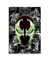 Green mask Canvas painting for youth room Rubiant | FEEBY