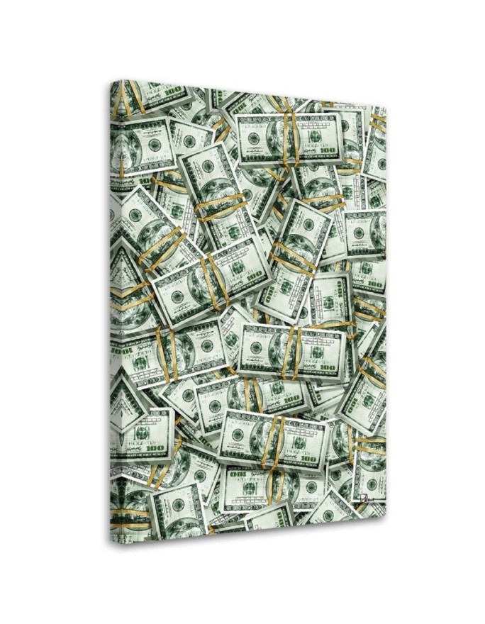 Dollars - canvas print for office, study | FEEBY