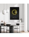 Canvas prints wall decoration for teenager Pacman Rubiant | FEEBY