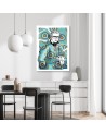 Canvas prints Modern man for living room wall | FEEBY