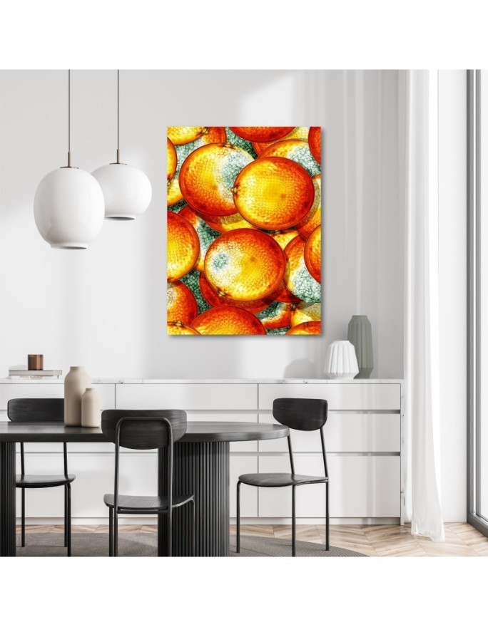 Oranges - wall art paintings for kitchen, restaurant | FEEBY