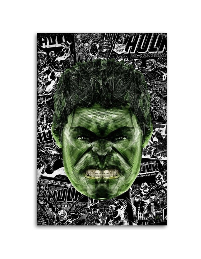Hulk - Wall art paintings for teenager's room Rubiant | FEEBY