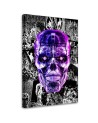 Paintings Canvas for teenagers - Purple skull Rubiant | FEEBY