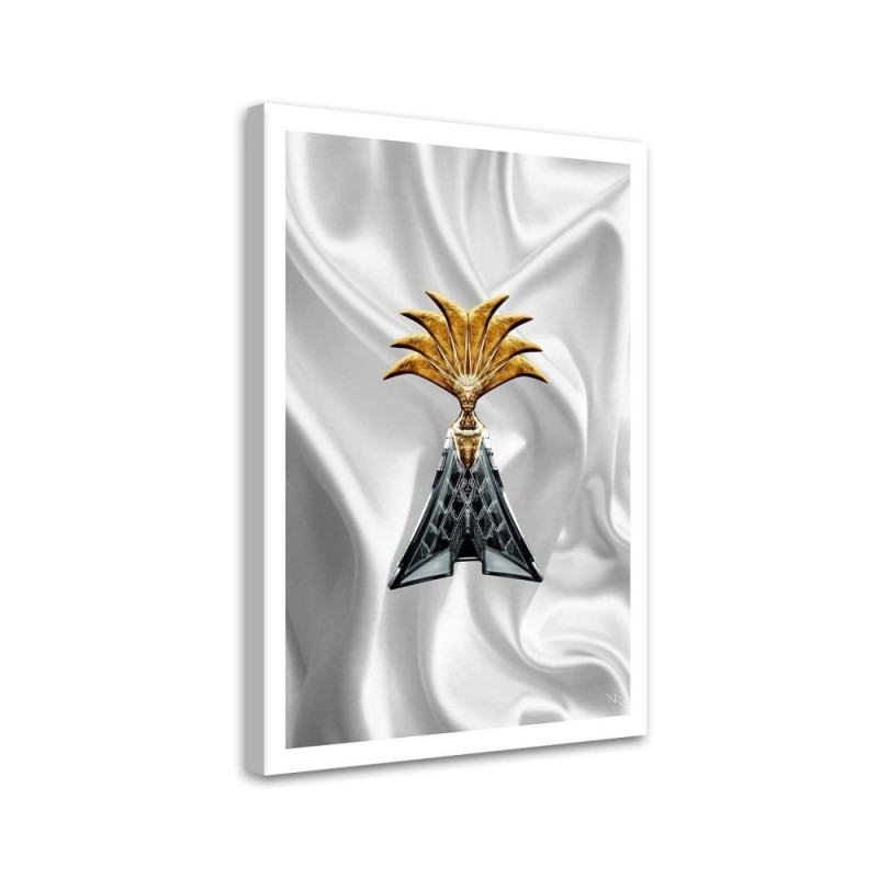 Designer Canvas prints for the home - Perfume vial on white background Rubiant | FEEBY