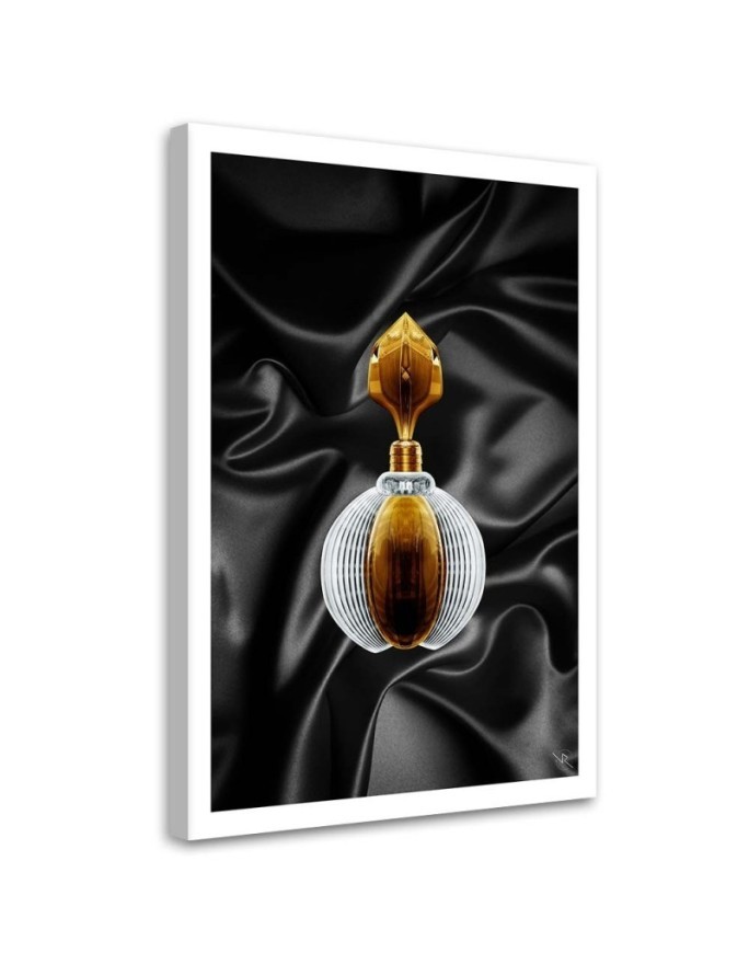 Designer Canvas prints for the home - Rubiant round perfume vial | FEEBY